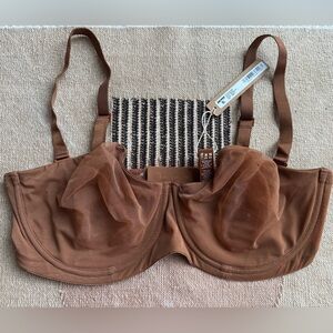 SKIMS Brown Bra